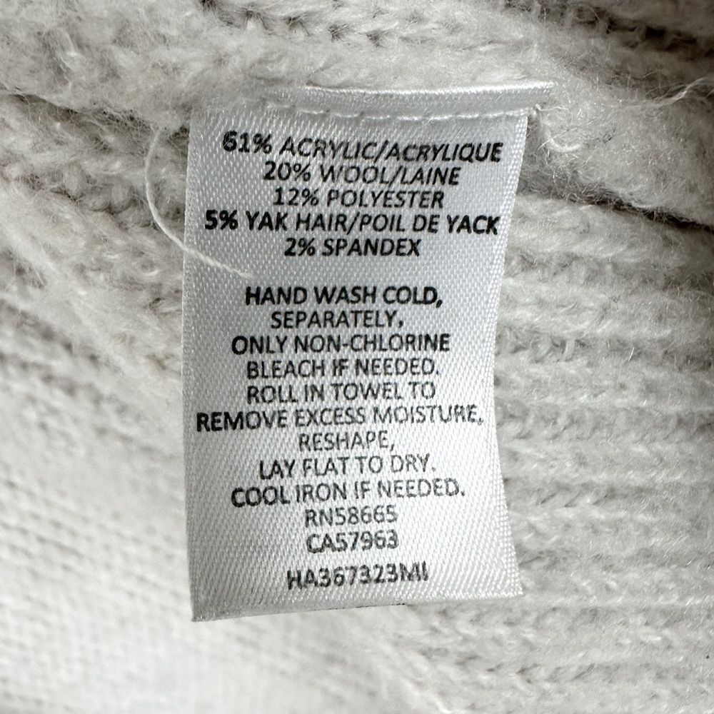 Halogen Long Open Front Cardigan Size Medium - Picture 9 of 9